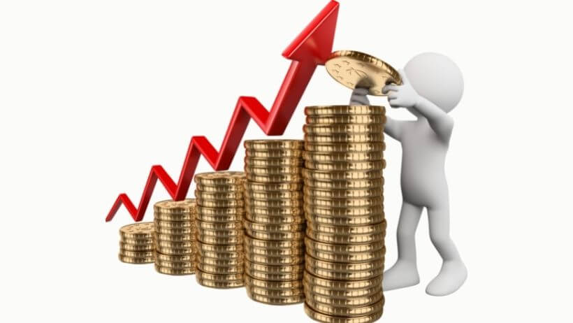 Un bonhomme trader qui fixe le montant de son capital