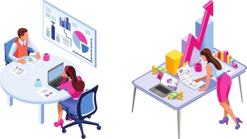 Des traders en train de concevoir leur stratégie de trading